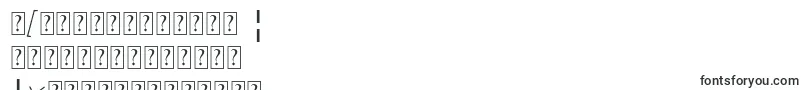 Blenheim Signature v2-Schriftart – bengalische Schriften